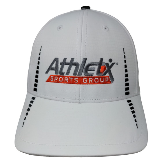 Cap America Men's Strapback Hat White Adjustable Athletics Sports Group Logo - Picture 1 of 8